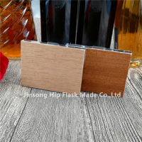 2018 NEW wooden wrapped stainless steel mirror cigarette holder ,brand customizable logo accept