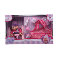 Mainan Boneka Emco Baby Habibi Traveling Doll