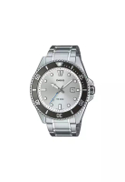 CASIO MDV-107D-7A Men Analog Watch Silver Stainless Steel Strap