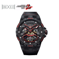 【BEXEI】德國品牌 流浪地球聯名款 全自動簍空機械錶火星系-BX36(火星系列)