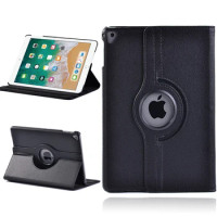 Leather 360 Rotating Case for Apple Ipad 5/6/iPad Air 1/2/iPad Pro 9.7 Inch Anti-Dust Hard Protective Shell Cover