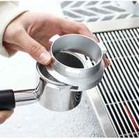 57MM Intelligent Dosing Ring Espresso Barista Profilter For Brewing Bowl Coffee Powder Delong 9 Coffee Power Anti-fly Tool