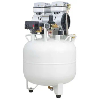38L Small Air Compressor Oil Free Silent Air Compressor Machine Portable Dental Lab Mobile Air Compressor Machine