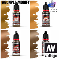 Vallejo New Game Color Metallic สีอะคริลิคสูตรน้ำ เฉดสีแนวแฟนตาซี สีโลหะ คําแนะนําการขายที่ร้อนแรงใน