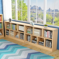 實木置物架 收納層架 兒童書架矮櫃置物架實木落地教室學生收納櫃簡約組合格子櫃儲物櫃『cyd12103』
