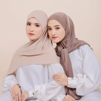 SHAFURA Amira Hijab Segi Empat Instant Tali Jersey Premium