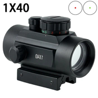 Red Dot Sight Optics Rifle Scopes Adjustable Rail Compact Riflescopes Tactical Reflex Red Green Dot Sight Tactical Accessory