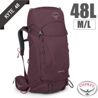 OSPREY 女款 Kyte 48L 輕量健行登山背包.3D立體網背(附防水背包套)_接骨木莓紫 R