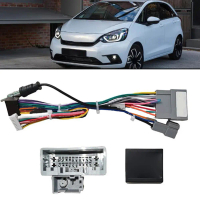 Cáp nguồn android 16 chân, CANBUS cấp trung đến cao cấp, dành cho Honda Fit 2021