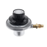 Propane Gas Grill Control Valve Table Top Regulator Propane Gas Grill Control Valve + M12 Nozzle Jet &amp; 1 Inch-20 Female