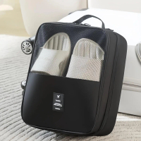 【Leooel】Tas Penyimpanan Sepatu Tahan Air 3 in 1 Kain Oxford Berkualitas Tinggi dengan Kompartemen Ja