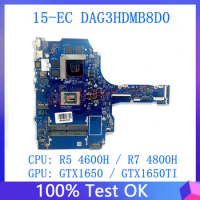 DAG3HDMB8D0 Mainboard For HP 15-EC 15Z-EC TPN-Q229 Laptop Motherboard With R5 4600H / R7 4800H CPU GTX1650 / GTX1650TI 100% Test