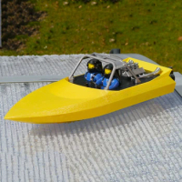 Horizon RC Boat 2.4G Speedboat DIY 3D Printing Hull Brushless Remote Control Jet Boat Model Boat Toy Is A Must for Summer Play