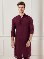 FEN2023 a Arab Fesyen Baju Lelaki Panjang Sederhana Jubah Panjang Islam 1.3