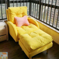 小戶型臥室小沙發可折疊靠背椅懶人沙發榻榻米網紅款單人躺椅