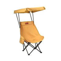 Outdoor travel camping folding sunshade chair backrest moon ceiling chair leisure chair self driving portable camping foldable