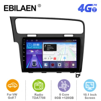 EBILAEN Android 12 Car Radio For VW Volkswagen Golf 7 2013-2019 Multimedia GPS Navigation Carplay RDS 4G Android Auto WIFI