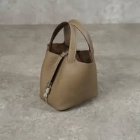 Tas HERMES PICOTIN 18 ETOUPE PHW BAG 100% ORIGINAL 18X18X15CM