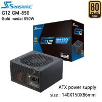 Seasonic G12 GM-850 ATX Power Supply 850W Gold Medal 80PLUS 14cm Intelligent Temperature Control Fan Power Supply