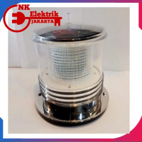 Lampu Menara / Lampu Tower tenaga surya / solar cell / panel surya - Kuning