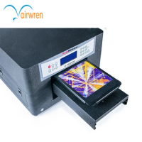 Airwren Haiwn-T400 Full Automatic A4 Size 6 Color DTG Printer Multicolor Digital Direct to Garment T-shirt Printing Machine