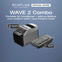 EcoFlow Wave 2 1500W/5100BTU Portable Air Conditioner and 1159Wh Add-on Battery Combo