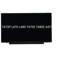 Applicable to Lenovo Thinkpad T470P L470 L480 T470S T480S A475 30pin 1920*1080 IPS 14.0" LCD Screen 01EN223 01HW839 00NY422