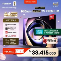 [AI 4K Mini LED 185Hz] Toshiba TV 85" 4K UHD AI Smart TV - Dolby Vision Atmos FALD Netflix Disney+ Y