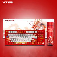 VTER Galaxy80 Mechanical Keyboard Tri-Mode Rgb Gasket-Mounted Custom Keyboard Hot Swappable Keyboard For Win/Mac/Linux Gift