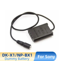 NP-BX1 NPBX1 Dummy Battery DK-X1 DC Coupler for Sony ZV1 DSC-RX1R RX100 II III IV VI HX50 HX90 HX300 WX300 WX350 WX500 HDR-MV1