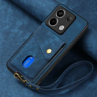 For Xiaomi Poco M6 Pro 4G 2024 Luxury Case Camera 360 Protect Etui For Poco X6 Pro 5G Case C65 X6 X 6 M6Pro Leather Back Cover