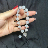 (Ảnh Thật) Vòng Tay Hoa Bướm Thiên Thạch May Mắn Nhẹ Nhàng Hòa Nhã A005