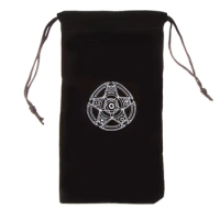 1 PC Tarot Storage Bags Altar Tarot Box Tarot Card Divination Bag Board Game Drawstring Package Durable Easy Install Easy To Use