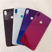 10Pcs/Lot For Xiaomi Redmi Note 7 Note 8 Note 8T Note 8 Pro Glass Back Battery Cover Rear Door Housing Case Replacement Parts