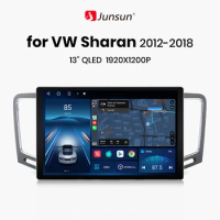 Junsun X7 MAX 13.1“ 2K AI Voice Wireless CarPlay Android Auto Car Radio for Volkswagen Sharan 2012-2018 Multimedia autoradio