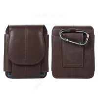 Leather Phone Pouch For Motorola Razr 40 Ultra 5G Waist Bag Phone Case For Razr 2023 Gen4 2 gen3 Razr 5G Belt Clip Holster Cover