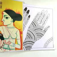 [綺異館]印度彩繪書 #3213 Artistic Mehandi designs /henna 彩繪教學書 另售印度香