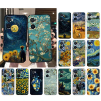Van Gogh Starry Night Phone Case For OPPO A78 A54S A17 A57S A74 A78 A91 A96 A94 Realme GT Master X3SuperZoom Reno 7 10 11 pro