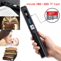 iScan Portable Scanner Document A4 Book Scanner Color Photo Image Handheld Scanner Support JPG PDF TF Card Not Include Battery