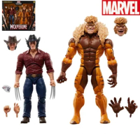 Marvel Legends Series Wolverine 50th Anniversary Marvel's Logan Vs Sabretooth Collectible 6-inch Action Figure Gift