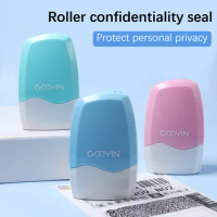 Portable Identity Protection Roller Stamps Seal Applicator Safety Privacy Identity Id Confidentiality Security Stamp