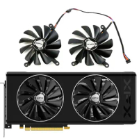 1SET NEW CF1010U12S RX 5700XT、RX-57XT86OD GPU Fan，For XFX RX 5700XT、RX 5700、RX 5600XT、RX 5500XT Video card cooling fan