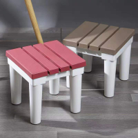 小椅子 椅子 高椅子 圓椅子 塑料洗手間凳子老人浴室洗澡凳方形網紅凳子防水防滑加厚椅子矮凳