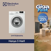 [Trade In] Electrolux Mesin Cuci FrontLoading 7kg - Inverter - Menghilangkan Bakteri&Alergen - Auto 