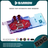 Barrow 3070 GPU Water Block For ASUS TUF RTX3070 08G Gaming Video Card,5V ARGB VGA Cooler Radiator BS-AST3070-PA2