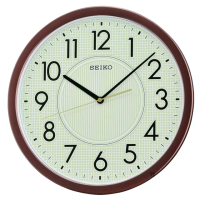 【SEIKO 精工】夜光面盤大數字時鐘 掛鐘-36.1cm(QXA629B)