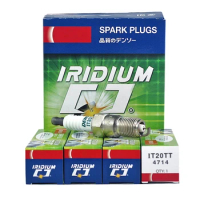 6pcs Iridium Platinum Spark Plug IT20TT 4714 fit for Ford ESCORT FOCUS Mazda 3 5 6 Peugeot Renault Volvo Mercedes-Benz Citroen