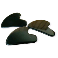 Guasha Batu Obsidian Murni