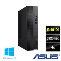 【ASUS 華碩】H-S500SA i3-10100 桌上型電腦(i3-10100/4G/512G SSD/W10)