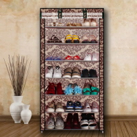 鞋櫃六層帆布鞋架-簡易DIY單排加厚居家用品6色73fu9【獨家進口】【米蘭精品】